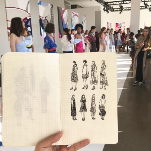 Tanya Taylor / SS18 Drawing my way through Fashion Week - Rose Wong