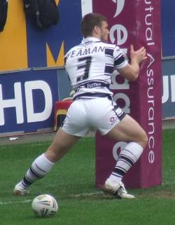 malesportsbooty:  Beefy rugby butt