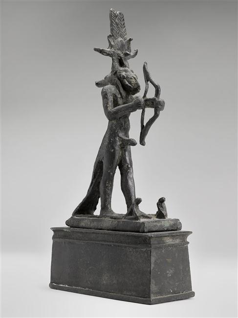 egypt-museum:Pantheistic KhnumReligious Transformations: Pantheistic Khnum, a bronze statuette compo