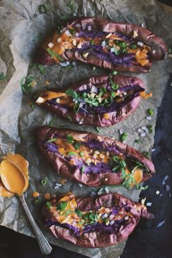 foodopia:  Thai Stuffed Sweet Potatoes with