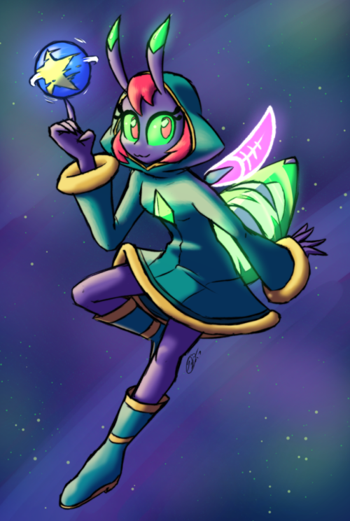 Last commission of the night, Nova from Wonder Whickets!  She’s cute as hell, honestly.