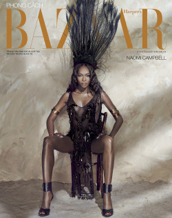 nubianbrothaz:  andreasanterini: Naomi Campbell / Photographed by An Le / Styled by Phuong My, for Harper’s Bazaar Vietnam June 2014 