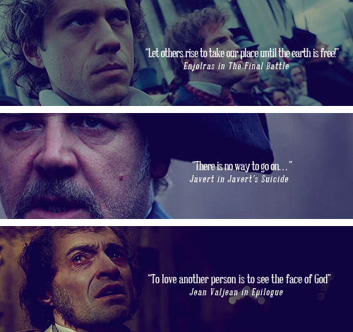 coriandered:  Final Line of Les Misérables Characters