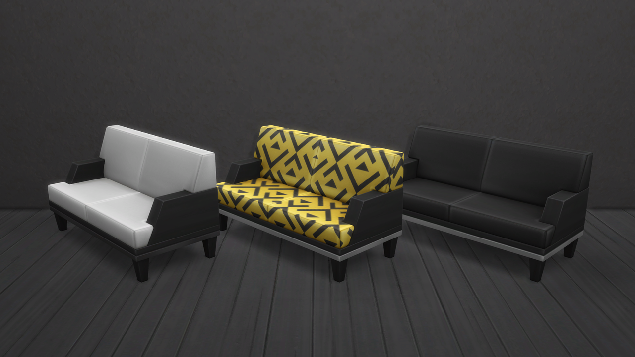 Moschino Loveseat Really Loved The Sofa And Armchair — Illogical Sims