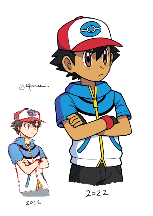 dotemcee:sketches and scraps - ash ketchum