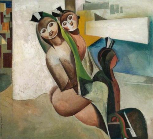 Beach Babies, Wyndham Lewis, 1933