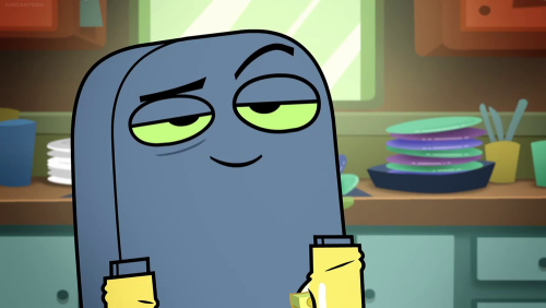 The canon LGBT+ character of the day isBrock from Unikitty!, who is MLM!