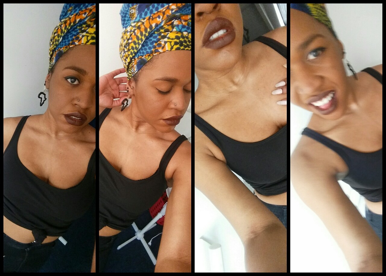 cjeandor:  An unapologetic black girl in all black on Blackout. 