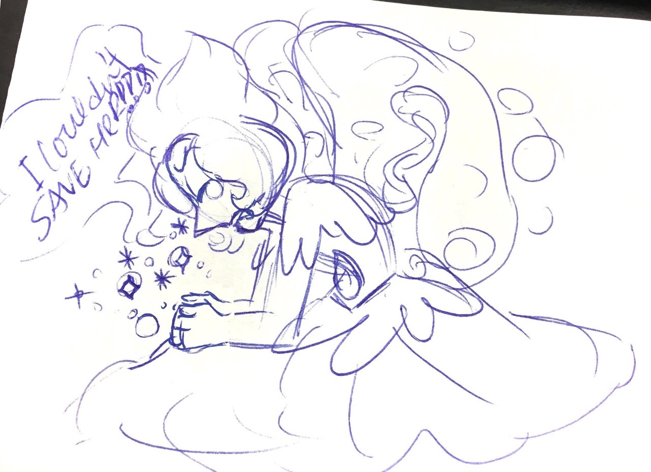izzzybel:  more doodles from my twitter of my Lapis I adopted a while ago : O !!!