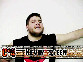 mithen-gifs-wrestling:  Kevin Steen angrily and belligerently announces that he finds
