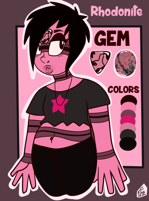  my gemsona rhodonite 