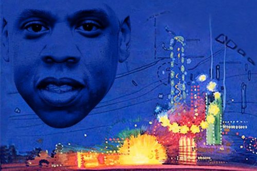 Quiz: Jay-Z Lyric or Line From The Great Gatsby? Jay-Z is writing part of the score to Baz Luhrmann's Great Gatsby, and what a perfect fit it is. Hova’s lyrics and F. Scott Fitzgerald’s classic have so much in common: Both describe struggle