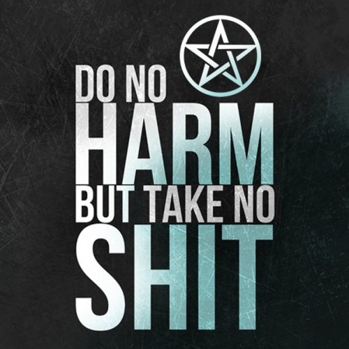 kendrickt69: wiccateachings:  Wiccans live by a rule from the Wiccan Rede which is ‘Do As Ye Will, B