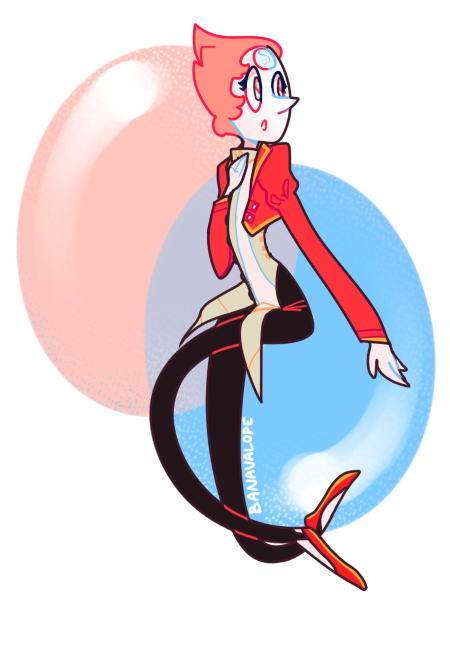 banavalope:  Doodled a Pearl in a random outfit, her color scheme is my favorite ;