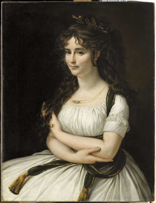 pointdevueofawallflower:Antoine-Jean Gros, Madame Pasteur, 1795-1796, Paris, Musée du Louvre
