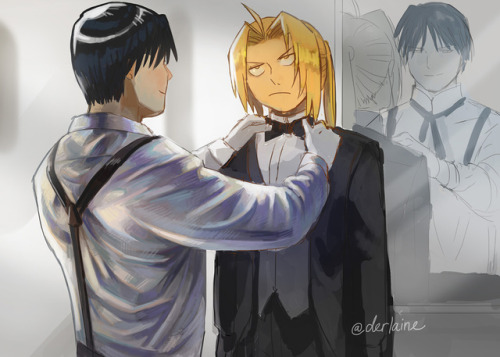 derlaine: When you have to go to weddings but you’re  FMA trash so you start planning Ed/