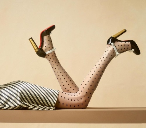 It’s all about the swinging sixties for  Louboutin this Spring. Click to see more from the campaign.