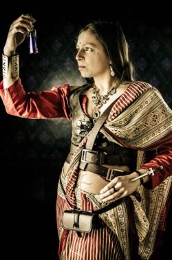 medievalpoc:  beyondvictoriana:  Suna Dasi of Steampunk India   Garb Week!