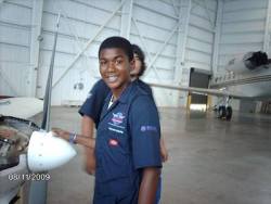 bulletsareextinct:  watre:  kingpinnn:  Trayvon Martin would have been celebrating his 19th birthday today  The media would NEVER show this picture of him with this Experience Aviation jumpsuit on because it shows that he was a human. An intellectual.