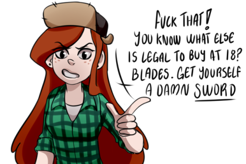 chamiryokuroi:Inspired by THIS post by @incorrectgravityfalls Wendy gives the good life advices