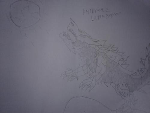 Kaikreez Lunagaron! Been A Super Long Time Since Ive Fused Kaikreez With Something And I Decided To Fuse