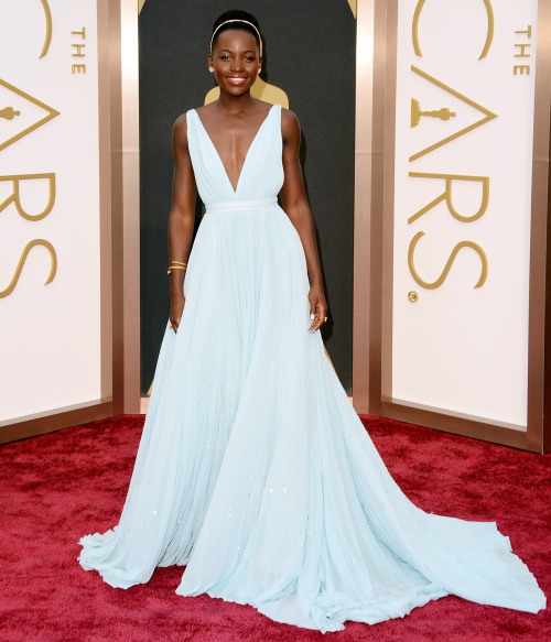 greatwidedisney:  I’m not saying that Lupita Nyong’o is a real-life Disney princess, but hey, if the shoe fits… 