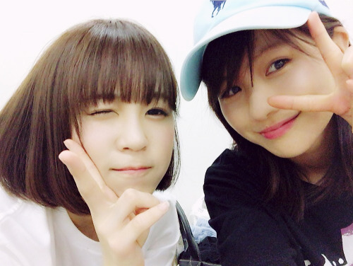 namiyorirobinha: 谷川愛梨 ‏@_Airi_Tanigawa 20160823　00：39Tanigawa Airi三田麻央　Mita Mao