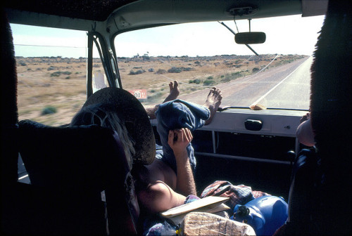 stolenfootprints:hippy-van to the rescue by Greg Williamson on Flickr.