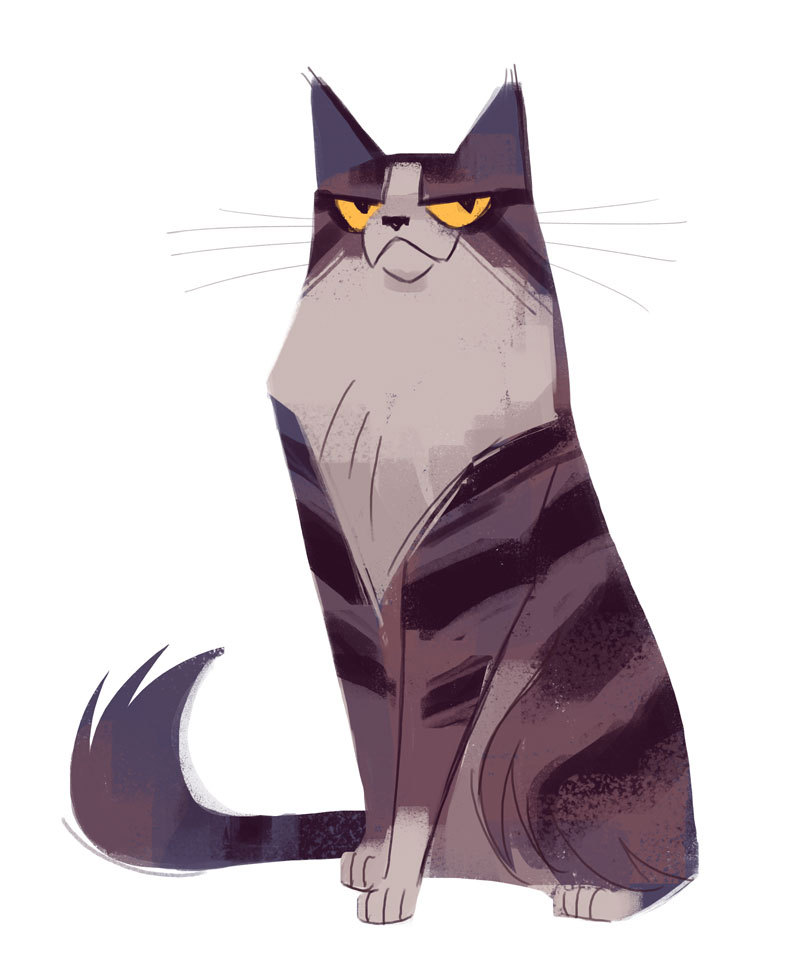 Daily Cat Drawings 534 Sitting Cat