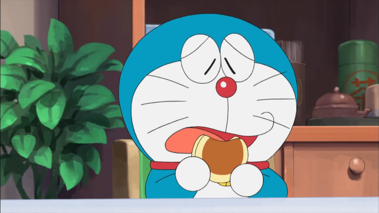 Doraemon Eating Dora Cake Wallpaper Download | MobCup