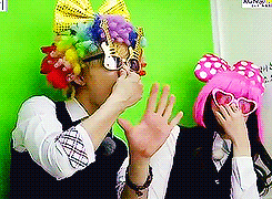 mintytaemin:  Taemin &amp; Naeun on the photobooth~ 