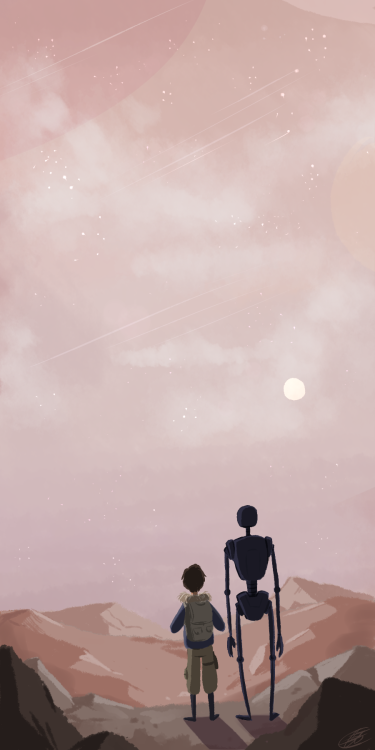 corinadraws:Searching through K2SO’s memory… Locating memory File Name: Good Friend.