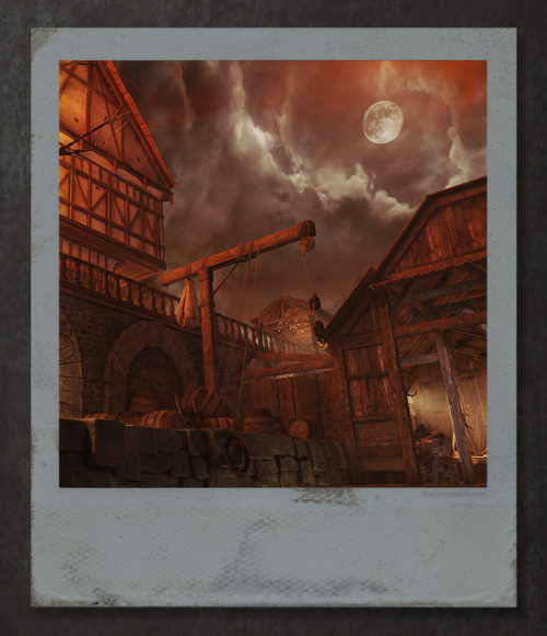 Wolfenstein - Old Blood - Village In Fire