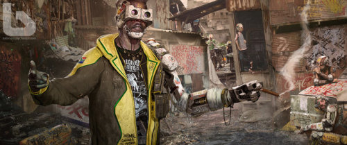st-just:  Cyberpunk Slums+ urban warfare, by   Nivanh Chanthara  