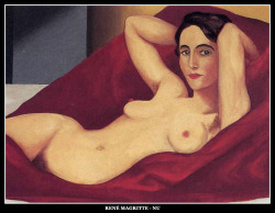 adhemarpo:  René Magritte - Nu