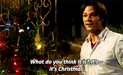 samwinchesterappreciation:  &ldquo;Well, uh, have a seat. Let’s do… Christmas