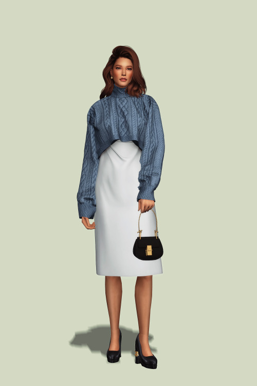 Cropped Turtleneck Sweater &amp; Dress is released publicly!Full BodyNew MeshAll LOD’sShad