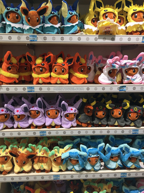 Eevee Poncho plush at the Yokohama Pokemon Center