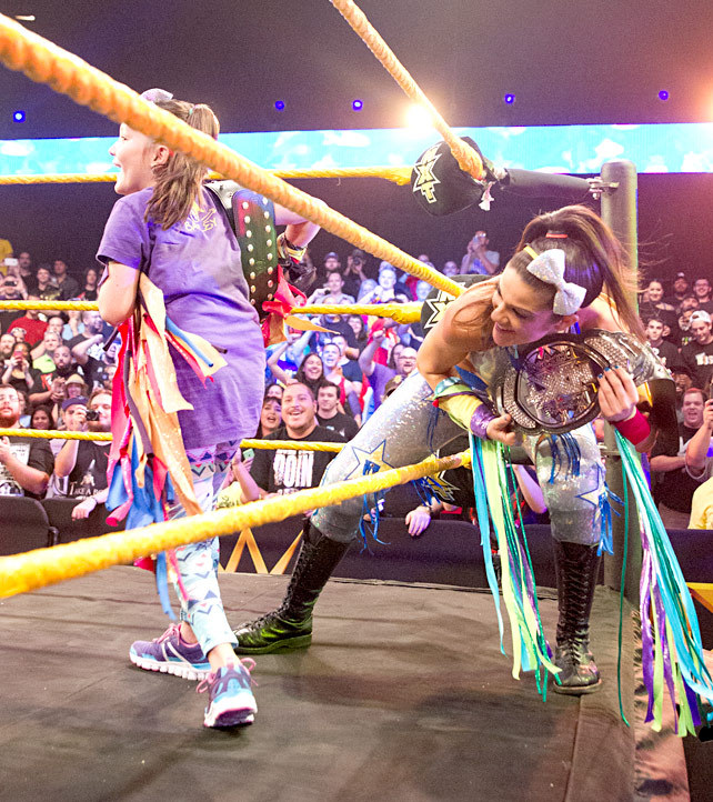 nxtdivasource:  Bayley surprises her biggest fan 