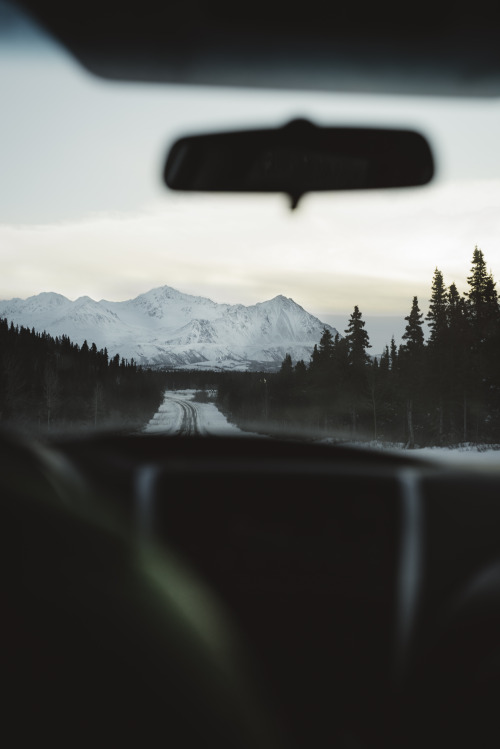 meganevansonphotography:  Alaskan drives. Thursday December 11th, 2016. 