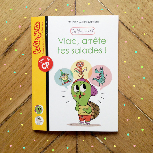 Hi guys! Today is the released of Vlad, arrête tes salades!, 3rd book of the collection “Les filous 