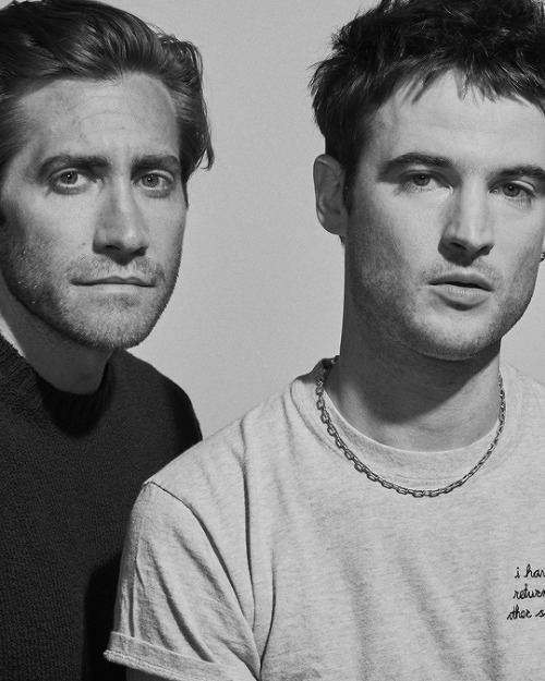 sbastianstan: JAKE GYLLENHAAL AND TOM STURRIDGEph. by Cole Barash for The New York Times