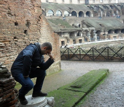 #Tebowing at Colosseum