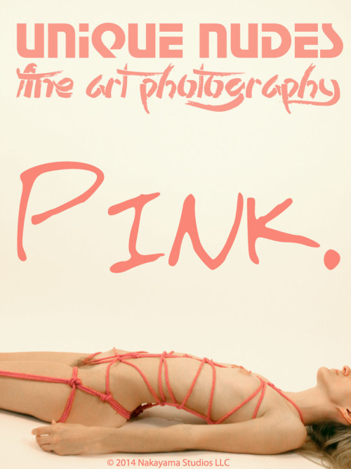 actuallyuniquenudes:  Pretty sure this qualifies as a running series now. :)  My 76th shoot of the year tonight was with a tiny model and a lot of flamingo pink rope.