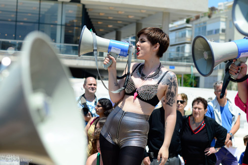 avivi: Slut Walk Tel Aviv 2014The Slut walk was triggered by a representative of the Toronto Police 