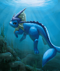 butt-berry:  Ocean Vaporeon 