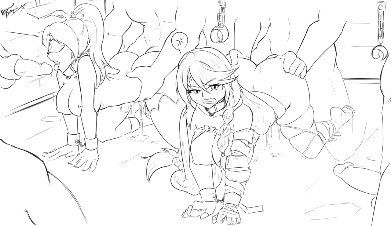 zapotecdarkstar:Lineart Commission featuring Velvet Crowe and Seres from Tales of