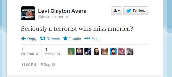 kenobi-wan-obi:  spring1999:  dumbesttweets:  Congratulations to Miss America 2013,