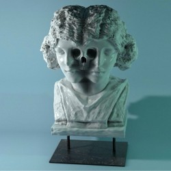 Bone-Lust:cologne-Based Designer Hannes Hummel Created This Bust Based On Dub Techno