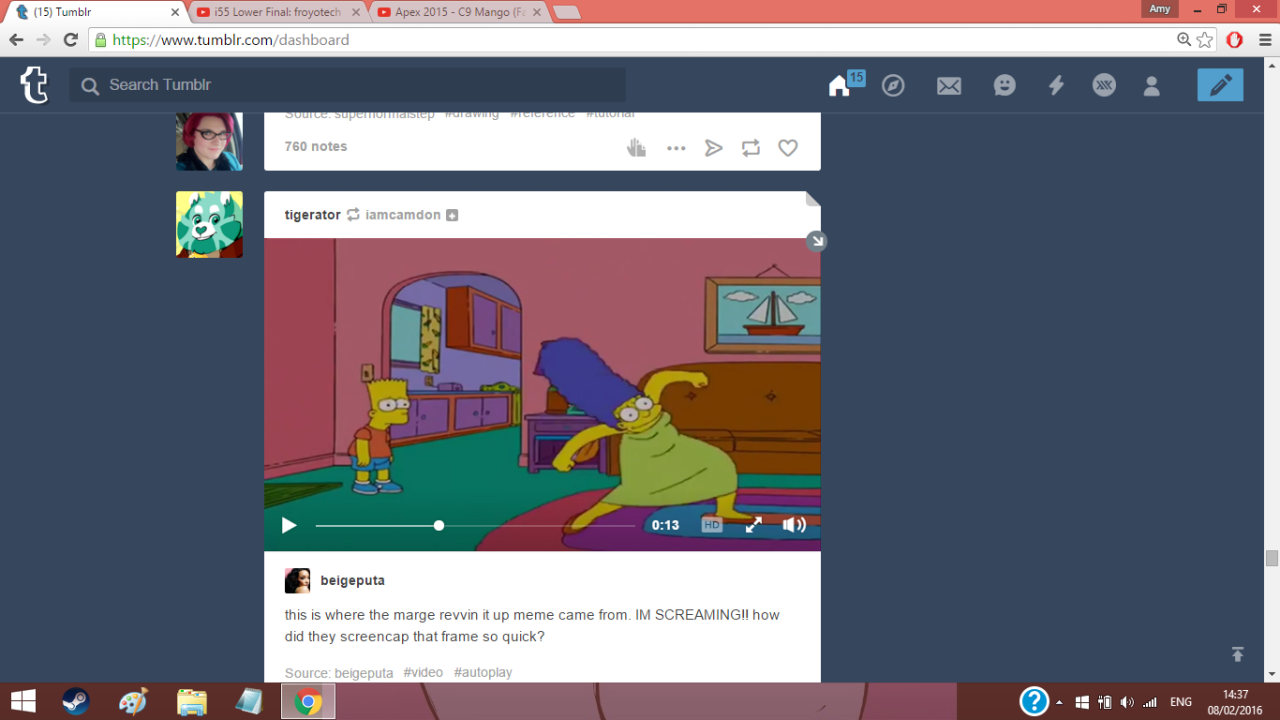 beigeputa:  this is where the marge revvin it up meme came from. IM SCREAMING!! how